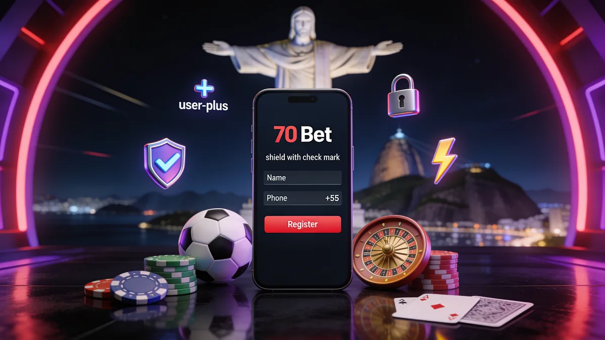 Como Fazer o Cadastro na 70 bet — 70 bet no Brasil